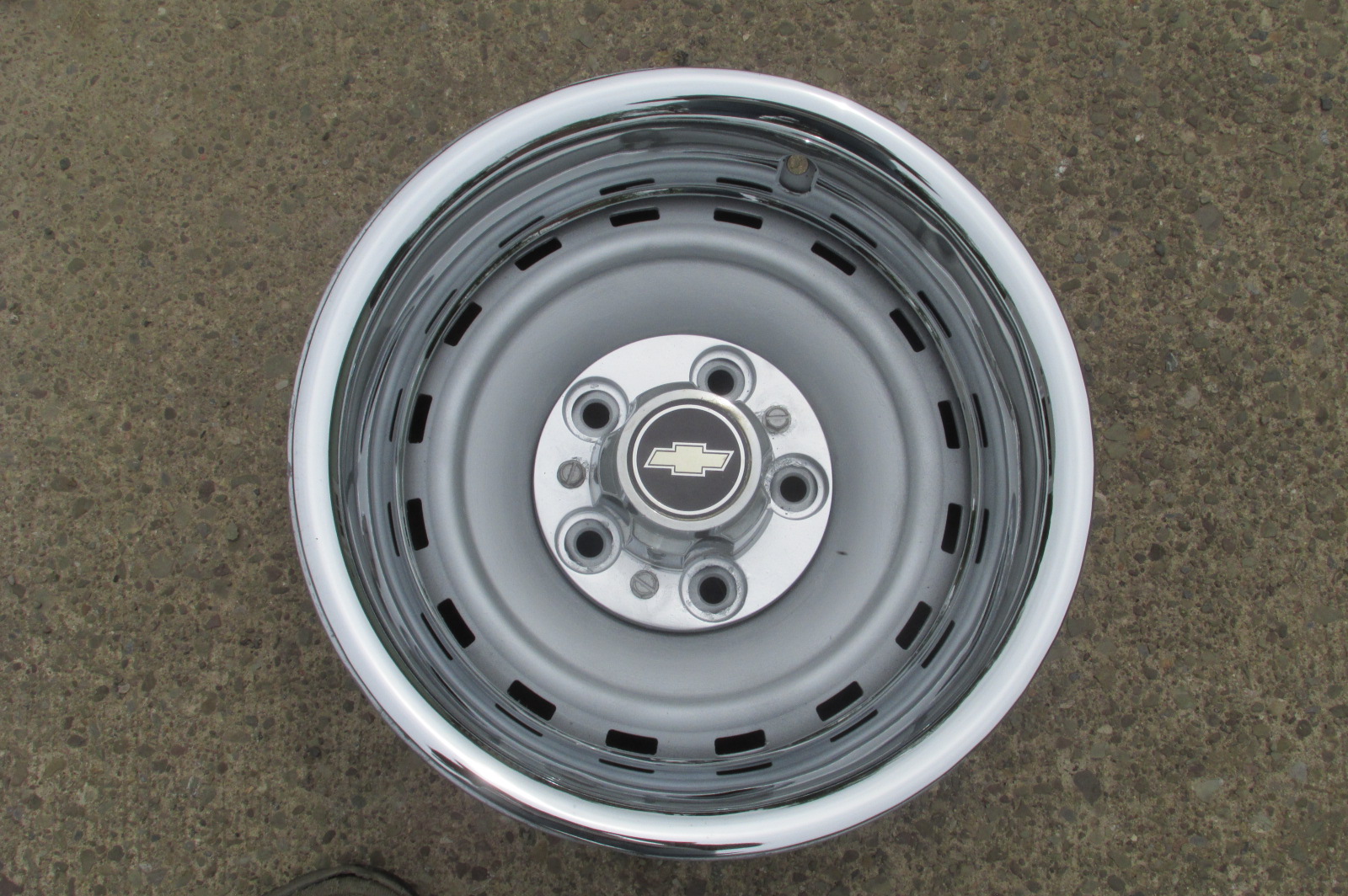 1973-87 CHEVY, GMC 1500 SQUAREBODY 15"X8" SLOTTED RALLY WHEEL TRIM RINGS, SET OF 4, 4523 - Image 10