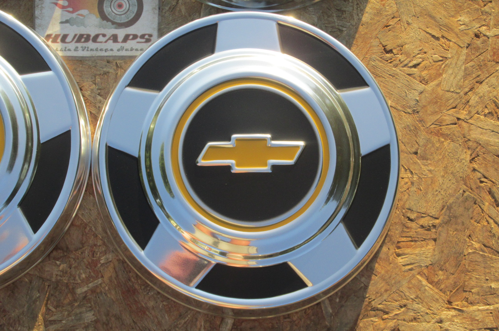 1973-87 CHEVY 1/2 TON 1500 PICKUP TRUCK, VAN, POVERTY DOG DISH HUBCAPS, SET OF 4, 10 1/4" DIAMETER, NEW, 76-1130-CHEV - Image 3