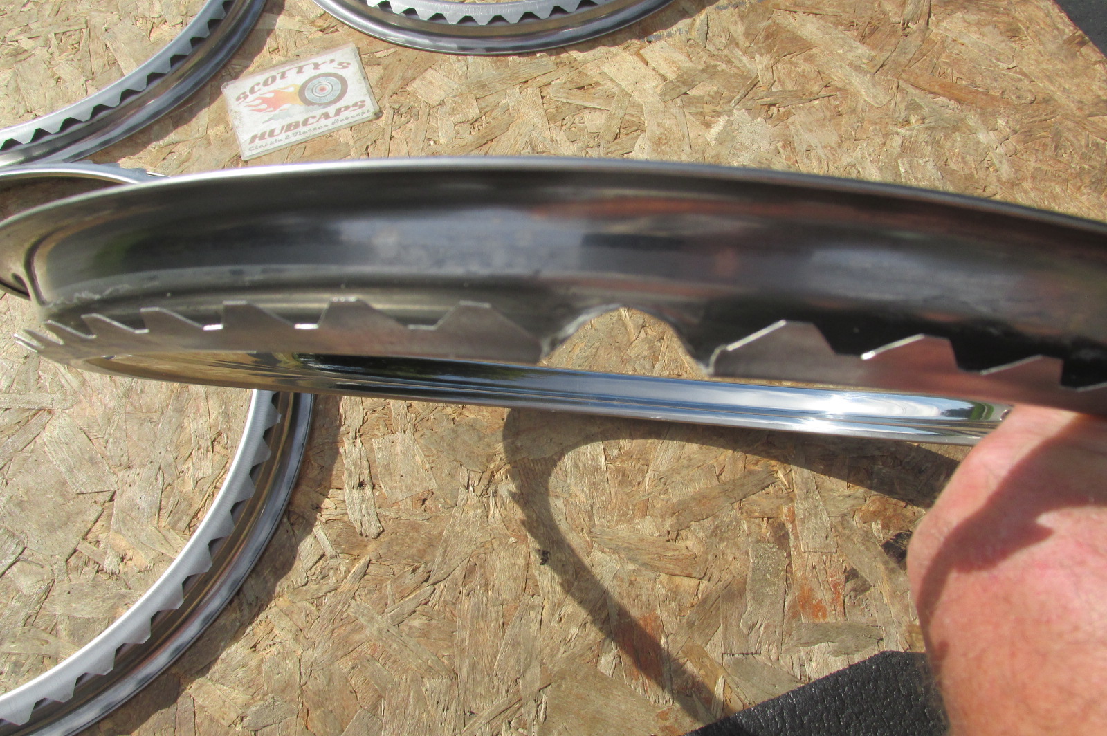 17″ Smooth trim rings, Polished Stainless steel, Set of 4, 71-3005-17T - Image 8